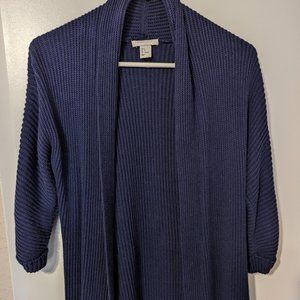 H&M Blue Cardigan Sweater Size Small